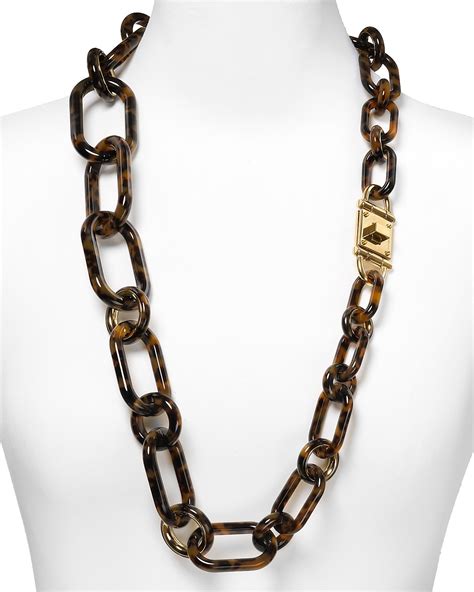 michael kors tortoise link necklace|Michael Kors official website.